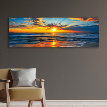 Load image into Gallery viewer, Sunrise On Atlantic Ocean Canvas Wall Art II
