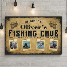 Load image into Gallery viewer, Welcome Fishing Cave Sign