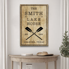 Load image into Gallery viewer, Family Lake House Rustic Sign II