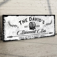 Load image into Gallery viewer, Basement Bar Barrel Sign