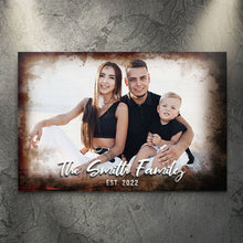 Load image into Gallery viewer, Family Portrait On Wood Sign