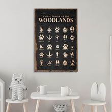 Load image into Gallery viewer, Animal Tracks Of The Woodlands Sign II