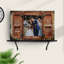 Load image into Gallery viewer, Matthew 19:6 - So They Are No Longer Two, But One Flesh Sign II