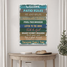 Load image into Gallery viewer, Patio Rules Sign