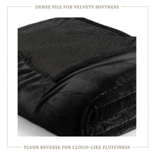 Load image into Gallery viewer, Velvet Plush Sherpa Bed Blanket - Sherpa Fleece Collection