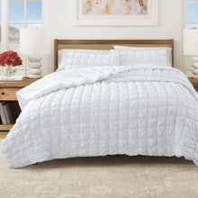 Load image into Gallery viewer, Puff Marshmallow Texture Quilt Set - Marshmallow Collection