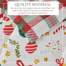 Load image into Gallery viewer, Reversible Christmas Comforter and Sham Set - Holiday / Lodge Odette Collection