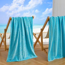 Load image into Gallery viewer, Cotton Velour Beach Towel - Maui Collection