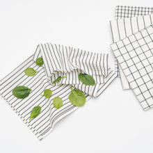 Load image into Gallery viewer, Stripe &amp; Check Kitchen Towel Set