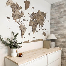 Load image into Gallery viewer, Bundle: Wooden Map and Airplanes Pins