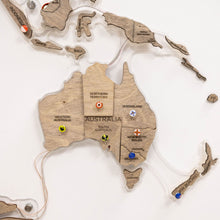 Load image into Gallery viewer, 3D LED Wooden World Map 2.0 Terra