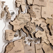 Load image into Gallery viewer, 3D LED Wooden World Map 2.0 Terra
