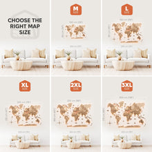 Load image into Gallery viewer, 3D LED Wooden World Map 3.0 Terra