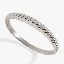 Load image into Gallery viewer, Stainless Steel Rope Textured Bangle