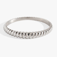 Load image into Gallery viewer, Stainless Steel Rope Textured Bangle