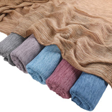 Load image into Gallery viewer, Textured Rayon Crinkle Hijab in Solid Hues Breathable Women's Wrap Hijab (MH145)