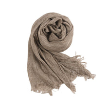 Load image into Gallery viewer, Textured Rayon Crinkle Hijab in Solid Hues Breathable Women's Wrap Hijab (MH145)