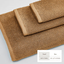 Load image into Gallery viewer, Cotton Textured Bath Towel Set - Acacia Collection