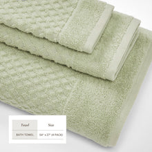 Load image into Gallery viewer, Cotton Diamond Waffle Weave Bath Towel Set - Grayson Collection