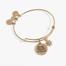 Load image into Gallery viewer, Thank You For Helping Me Bloom' Charm Bangle