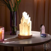 Load image into Gallery viewer, The Cleanse-All Selenite Lamp - 2 Pounds of Healing Power