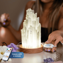 Load image into Gallery viewer, The Cleanse-All Selenite Lamp - 2 Pounds of Healing Power