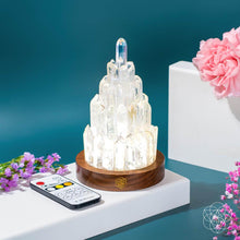 Load image into Gallery viewer, The Clear Quartz Manifestation Tower Lamp
