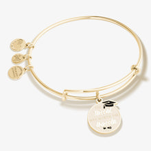 Load image into Gallery viewer, 'The Tassel was Worth the Hassle' Graduation Charm Bangle
