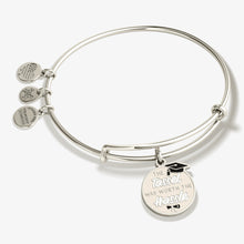 Load image into Gallery viewer, 'The Tassel was Worth the Hassle' Graduation Charm Bangle