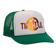 Load image into Gallery viewer, Tin Haul Mountain (White/Green) - Trucker Cap