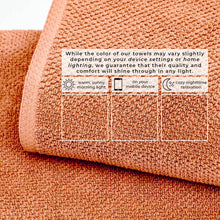 Load image into Gallery viewer, Cotton Textured Bath Towel Set - Acacia Collection