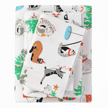 Load image into Gallery viewer, Turkish Cotton Christmas Flannel Sheet Set - Whittaker Collection