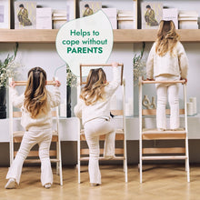 Load image into Gallery viewer, Toddler Tower: Foldable Step Stool for Toddlers - Beige