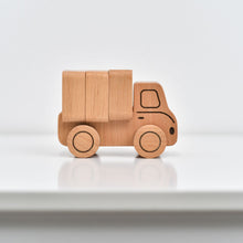 Load image into Gallery viewer, Natural Wooden Toy Car