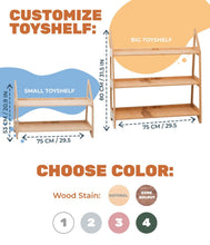 Load image into Gallery viewer, Wood Montessori Shelf