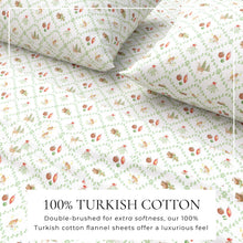 Load image into Gallery viewer, Turkish Cotton Flannel Sheet Set - Elevated Holiday Collection
