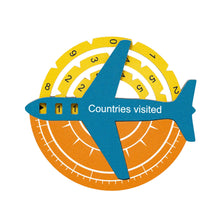 Load image into Gallery viewer, Travel Tracker 3D Colored Wooden World Map - Indie