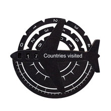Load image into Gallery viewer, Travel Tracker 3D Colored Wooden World Map – Midnight