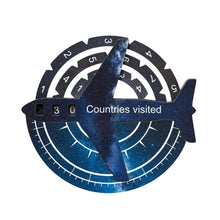 Load image into Gallery viewer, Travel Tracker 3D Colored Wooden World Map - Space