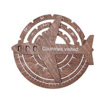 Load image into Gallery viewer, Travel Tracker 3D Wooden World Map