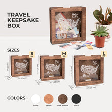 Load image into Gallery viewer, USA Travel Box Dark Walnut