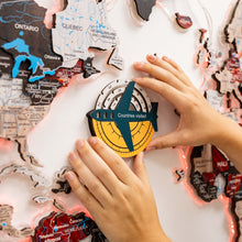 Load image into Gallery viewer, Travel Tracker 3D Colored Wooden World Map - Country