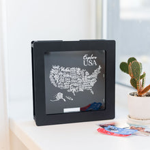 Load image into Gallery viewer, USA Travel Box Dark Walnut