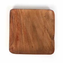 Load image into Gallery viewer, Tressa Acacia Wood Square Plates (Set of 3)