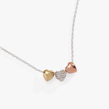 Load image into Gallery viewer, Crystal Heart Slider Necklace