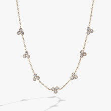 Load image into Gallery viewer, Triple Stone Crystal Inline Necklace