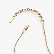 Load image into Gallery viewer, Triple Stone Crystal Inline Necklace