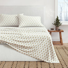Load image into Gallery viewer, Turkish Cotton Flannel Sheet Set - Winter Floral Collection
