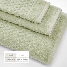 Load image into Gallery viewer, Cotton Diamond Waffle Weave Bath Towel Set - Grayson Collection