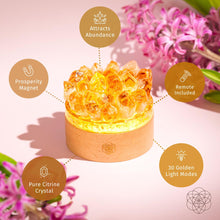 Load image into Gallery viewer, Turn My Life to Gold - Midas Citrine Lamp